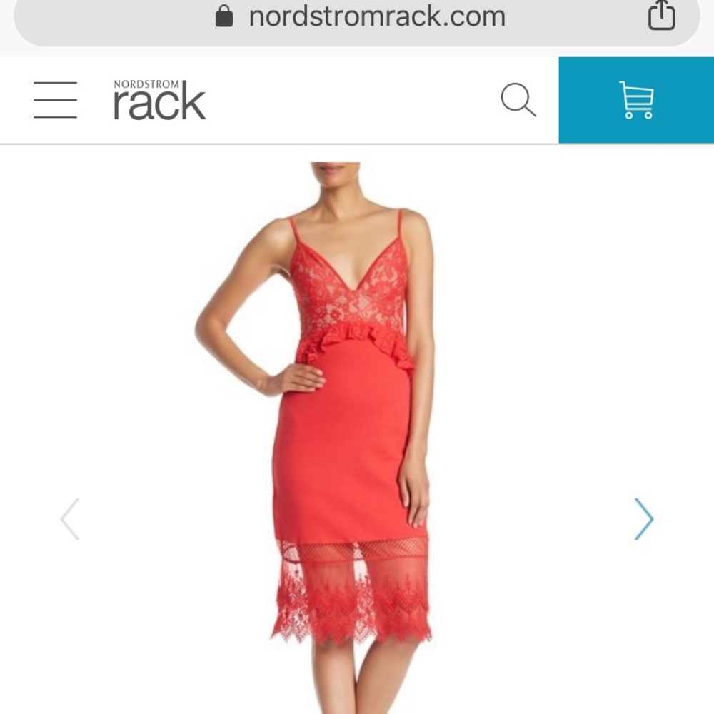 French connection red dress